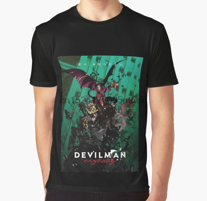 

All Over Print Men t shirt Funny tshirt DEVILMAN CRYBABY Graphic Women T-Shirt