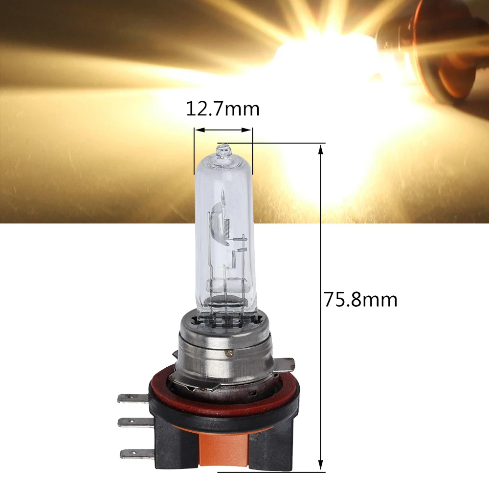 1pcs H15 Car Headlight Halogen Light Bulbs Pgj23t1 12v 15/55w 3200k Hid