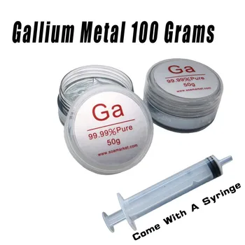 

99.99%Pure Gallium Metal 100Grams Gallium Metal Soft Low Metting Gallium Metal