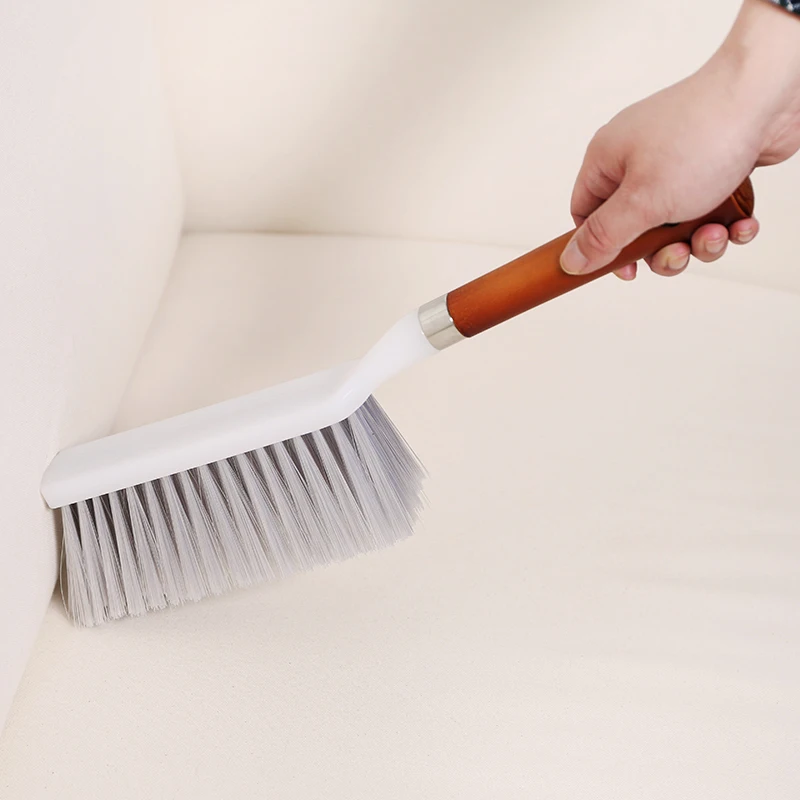 Large anti static brush sweep bed sheets wooden handle broom to dust