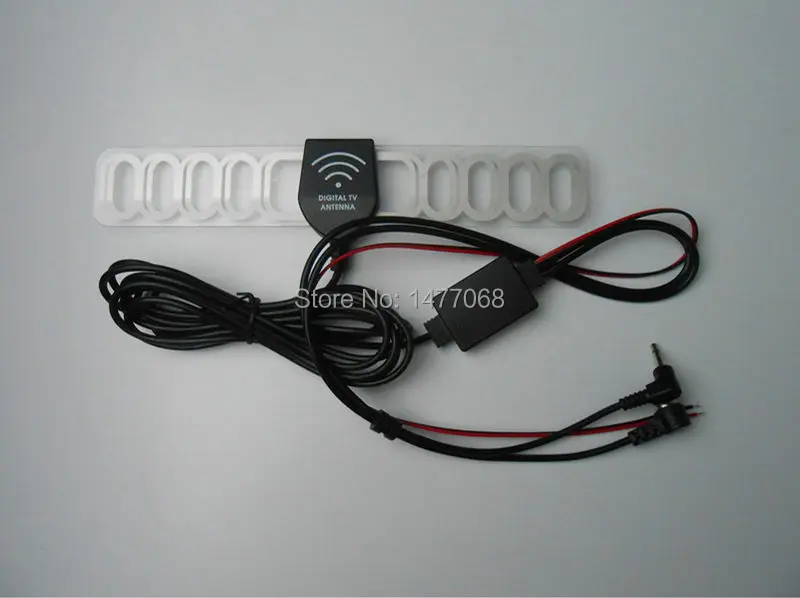 New Built-in Signal Amplifier Car Active Analog TV Antenna Auto Receivers RF & DC3.5 Connector