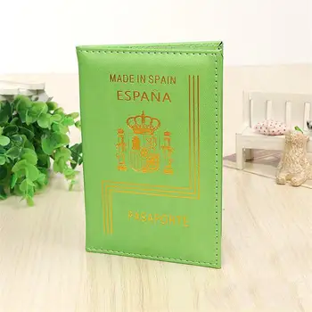 

Espana Travel Passport Holder Protector Case for Spain Travel Business Wallet Protective Passport Cover Document Orgainzer Case