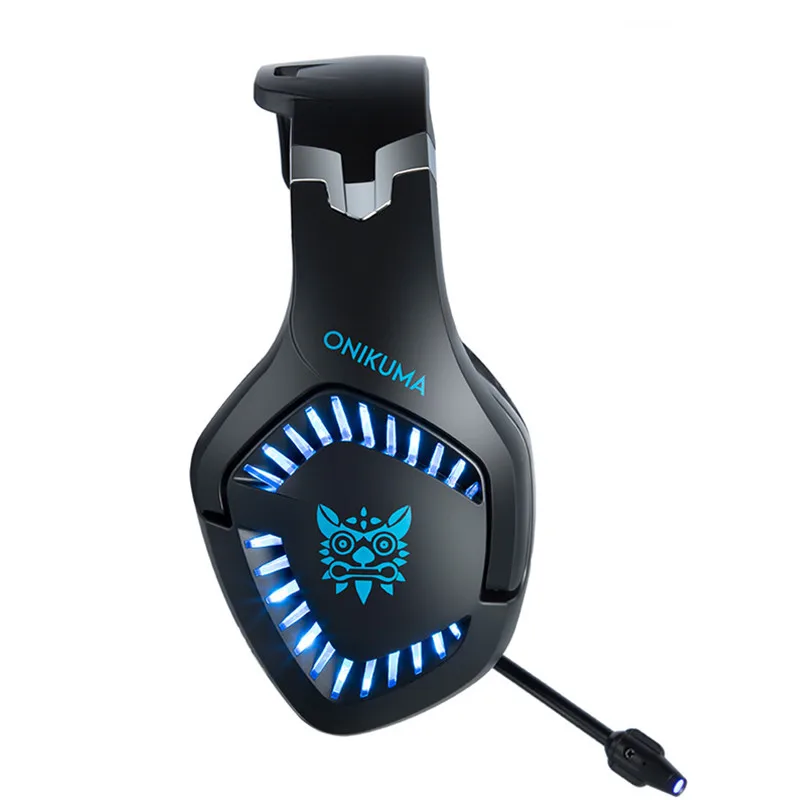 ONIKUMA K1 Pro PS4 игры гарнитура бас Игровые наушники шлем для ПК телефонов новые Xbox One планшет с микрофоном