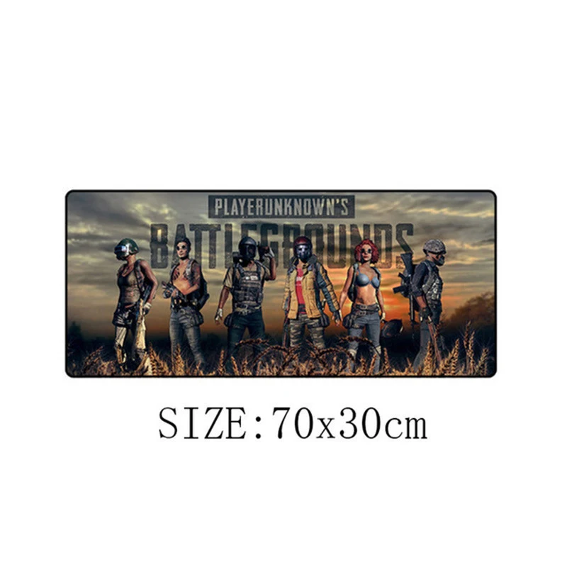 70x30 см большой коврик для мыши геймер Playerunknown's Battlegrounds otaku игровой xl PUBG winner курица