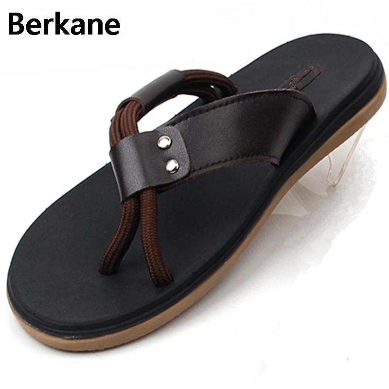 Vietnam Flip Flops Men Brand Platform Summer 2017 New Casual Beach Vietnam Sandals Leisure Thong Slippers Black Free Shipping