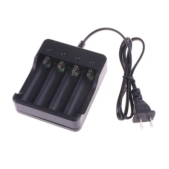 

Rechargeable 18650 Charger Li-ion Battery 4.2V Four Slot Line Charge Full From Shutdown Factory Fashlight Batteries Charger