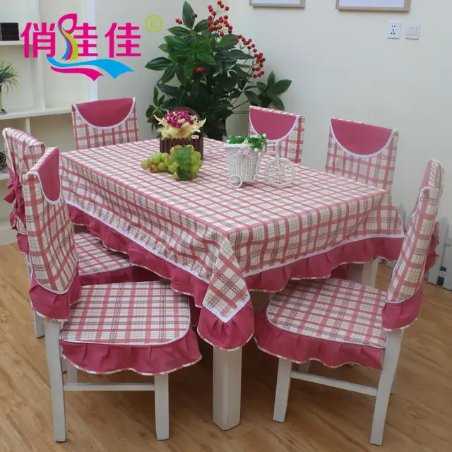 The Newest Red Fashion Plaid Table Cloth Dining Chair Cushion Seat Cover Pastoral The Newest Red Fashion Plaid Table Cloth Dining Chair Cushion Seat Cover Pastoral