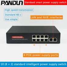 10 8 2 port Gigabit PoE Switch Network 10 100 1000Mbps Smart Ethernet Switch