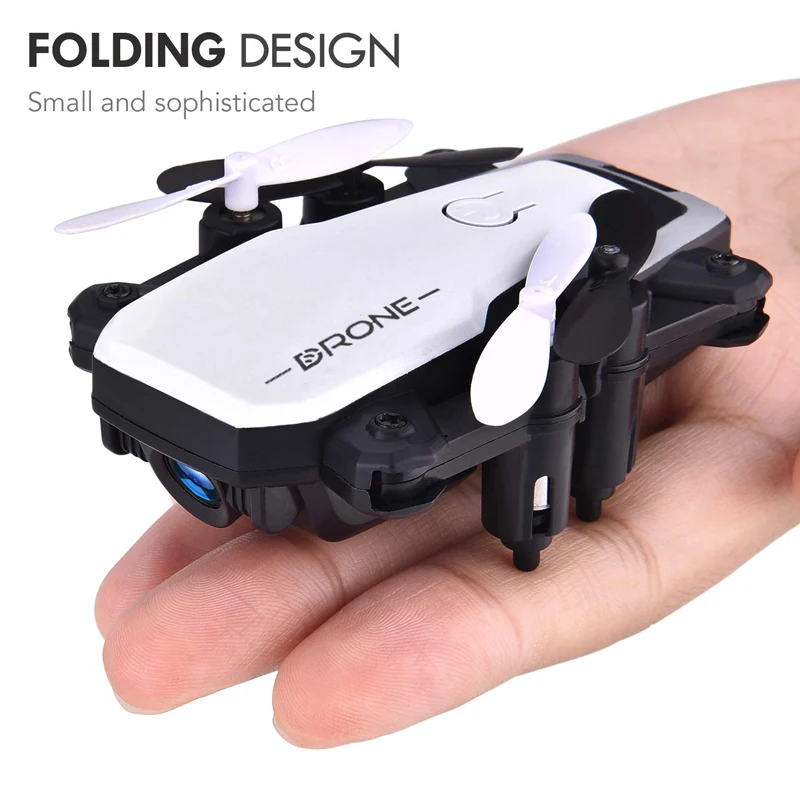 

GW10 Mini RC Drone 4CH G-Sensor Wide Angle Lens 2MP Wifi Drone Altitude Hold Headless Mode Foldable Quadcopter with LED