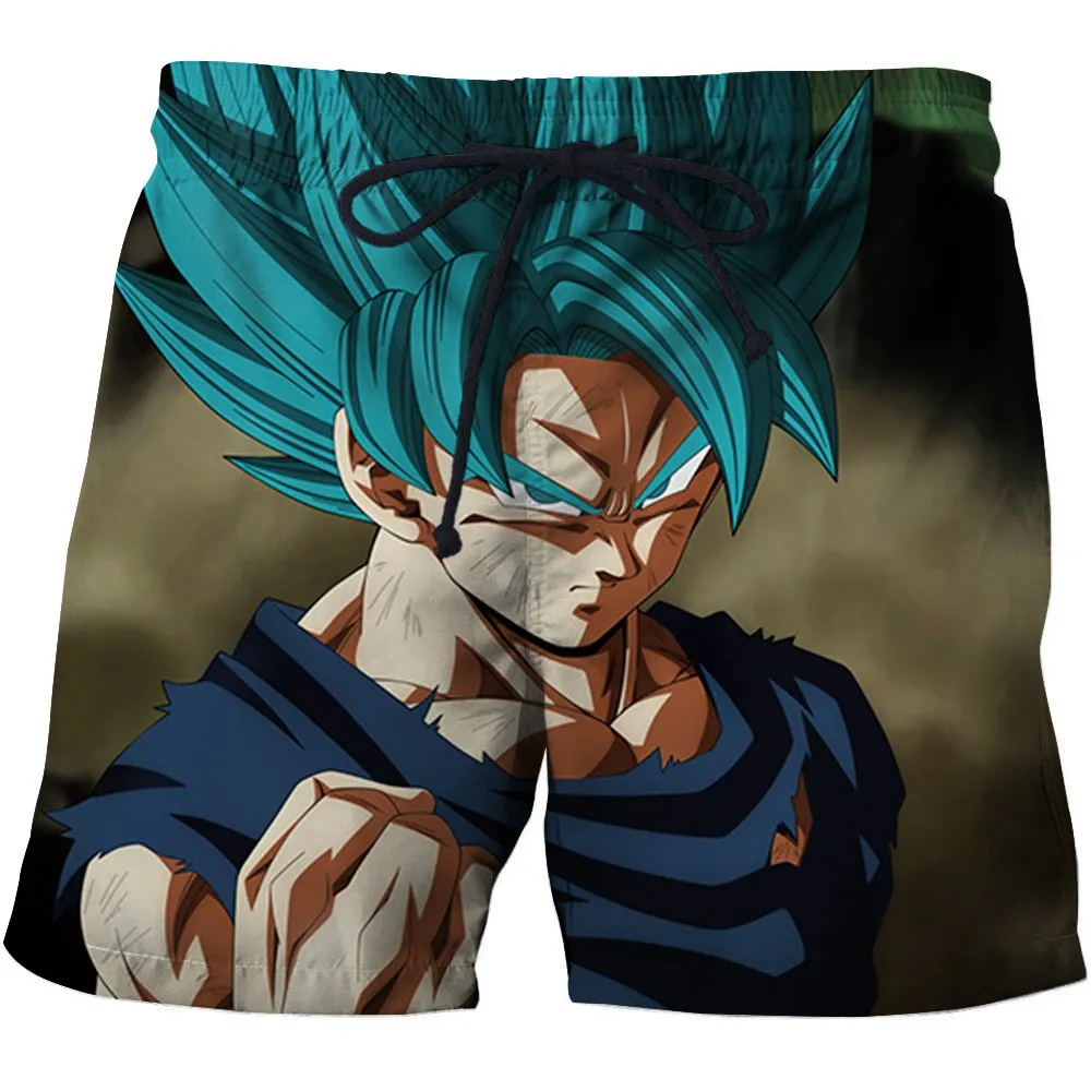 Dragon Ball Z Goku купальный костюм с принтом, мужские сексуальные повседневные шорты для фитнеса, s 6XL, пляжные шорты, Забавный 3D купальник, S-6XL, лето - Цвет: AFSTK1274