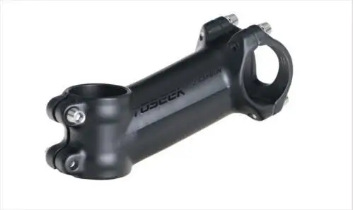 سبائك الألومنيوم دراجة الجذعية 31.8 ملليمتر 6/17 درجة زاوية toseek الجذوع دراجة الطريق mtb دراجة أجزاء 60/70/80/90/100/110/120 ملليمتر