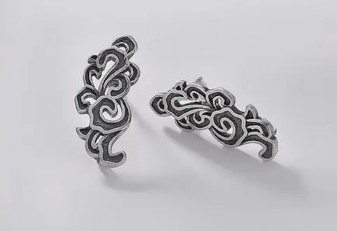 

Sterling S925 925 silver ear stud ear nail cloud for woman earring trendy