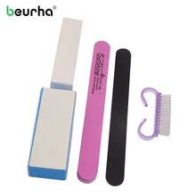 5 шт./компл. профессиональная пилка для ногтей, придание ногтям формы набор для ногтей для маникюра и педикюра маникюра ногтей инструменты шлифовальный буфер файлы для салона