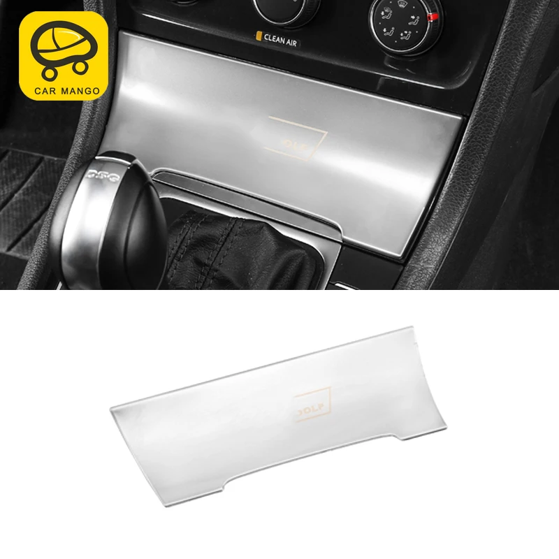 CarManGo For Volkswagen Golf 7 Golf 7.5 Car Styling Storage Organizing Box Panel Cover Trim Frame Sticker Interior Accessories