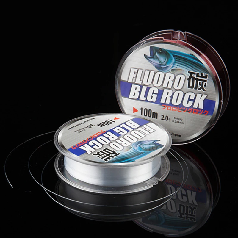 

Hot Sale Fishing Line 2.0 3.0 Fluorocarbon Fishing Line 100m 10KG-41KG Carbon Fiber for Carp Fishing Drop shipping fluorocarbono