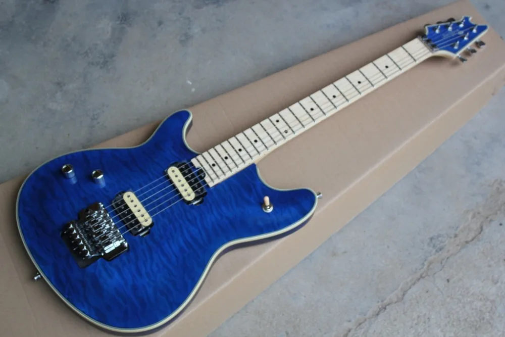2016 New + Factory + blue finish left handed EVH wolfgang