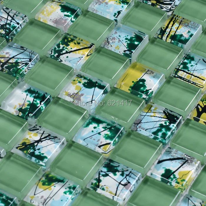 Compra azulejos de la cocina verde online al por mayor de china ... Cocinas rojas y verdes