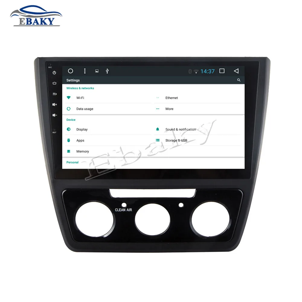 Cheap NaviTopia 10.1inch 1GB/2GB RAM Quad Core/Octa Core Android 7.1/8.1 Car DVD Radio for SKODA YETI 2016- with GPS/wifi/maps 20