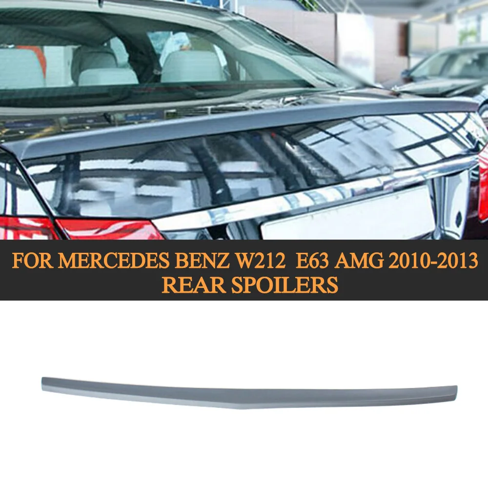Unpainted PU Material Rear Spoilers for Mercedes Benz W212 E250 E350