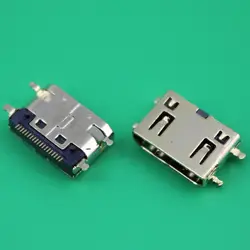 Юйси 1 шт. позолота 19 P Mini HDMI гнездо Тип c с smd фиксированные ножки