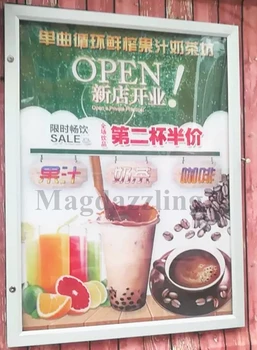 

OUTDOOR LIGHT BOX LED LOCKABLE SNAP FRAME EXTERIOR WATERPROOF RESTAURANT LED ILLUMINATED MENU CASE