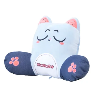 

New product dull Cat waist dual-use air conditioning blanket plush toy cat cushion removable and washable