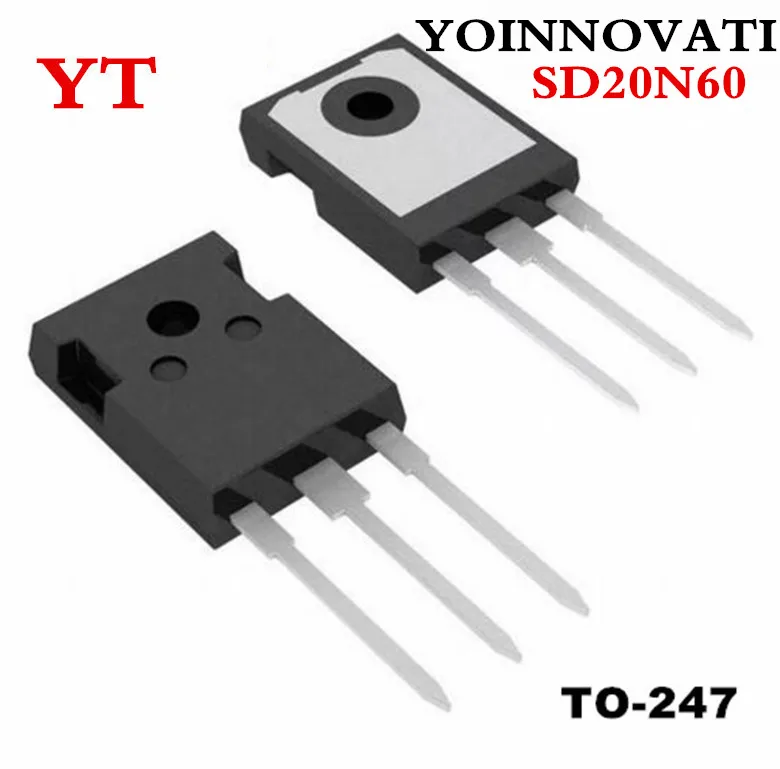

10 шт./лот SD20N60 TO-3P IC, лучшее качество.