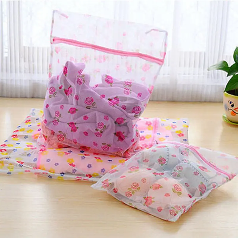 

Cosmetic Bag Travel Flower Make Up Case Women Zipper Makeup Washing Bath Organizer Mesh Storage Pouch Toiletry Wash Beauty Box