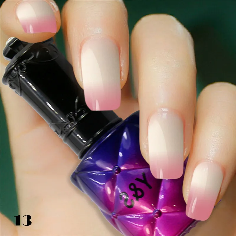 

Y&S Top Quality 15ml Newest Colors Temperature Change Color UV/LED Gel Nail Polish Long Lasting 15ml Soak Off Gel Nail Varnish