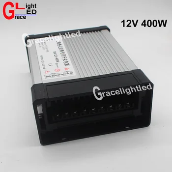 

DC12V LED Outdoor Rainproof Power Supply 33A 400W LED Driver Lighting Transformers