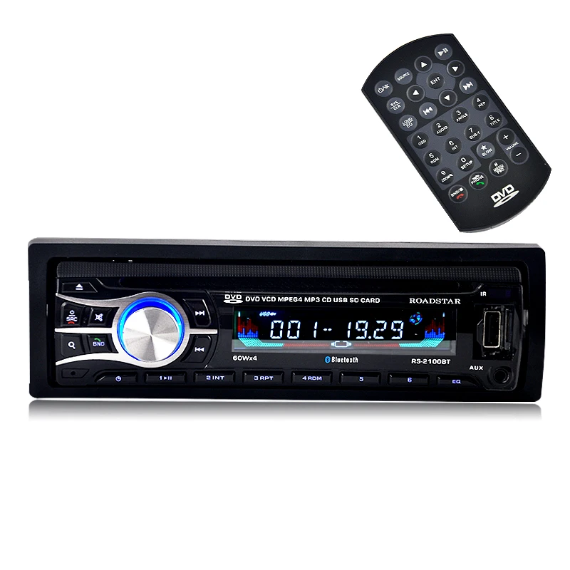 

Single Din Car Bluetooth DVD CD Player Vehicle MP3 Stereo Radio