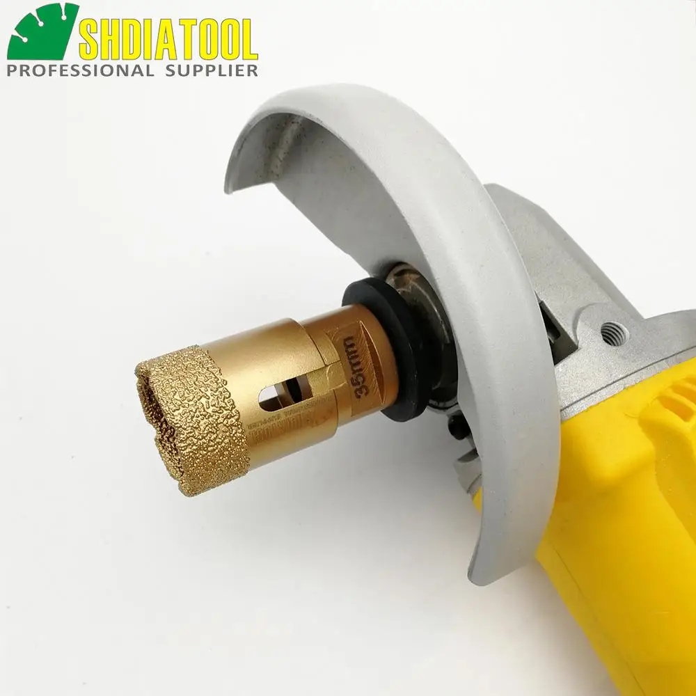 4pcs/pk 35/50/75/100mm Diamond drill core bits with 15MM Diamond height Granite marble hole saw M14 Thread Drilling bits