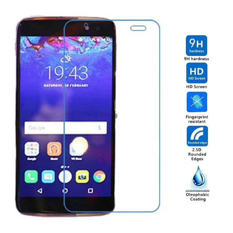 3 шт. для Alcatel One Touch Idol 4 Idol4s 6055K 5 дюйма закаленное стекло Экран протектор 4s Idol4