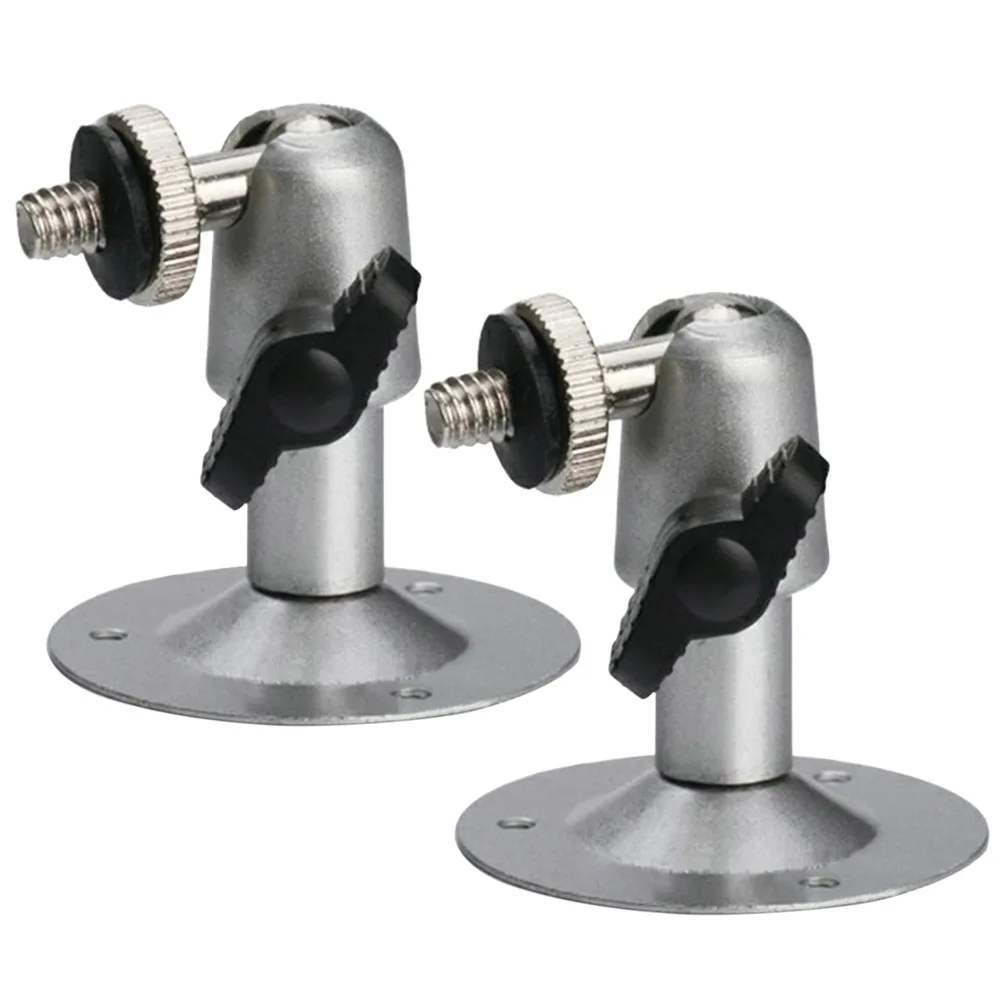 

New 2 Pcs/Set Wall Mounted Security Swivel Bracket Stand for CCTV Camera Surveillance Device