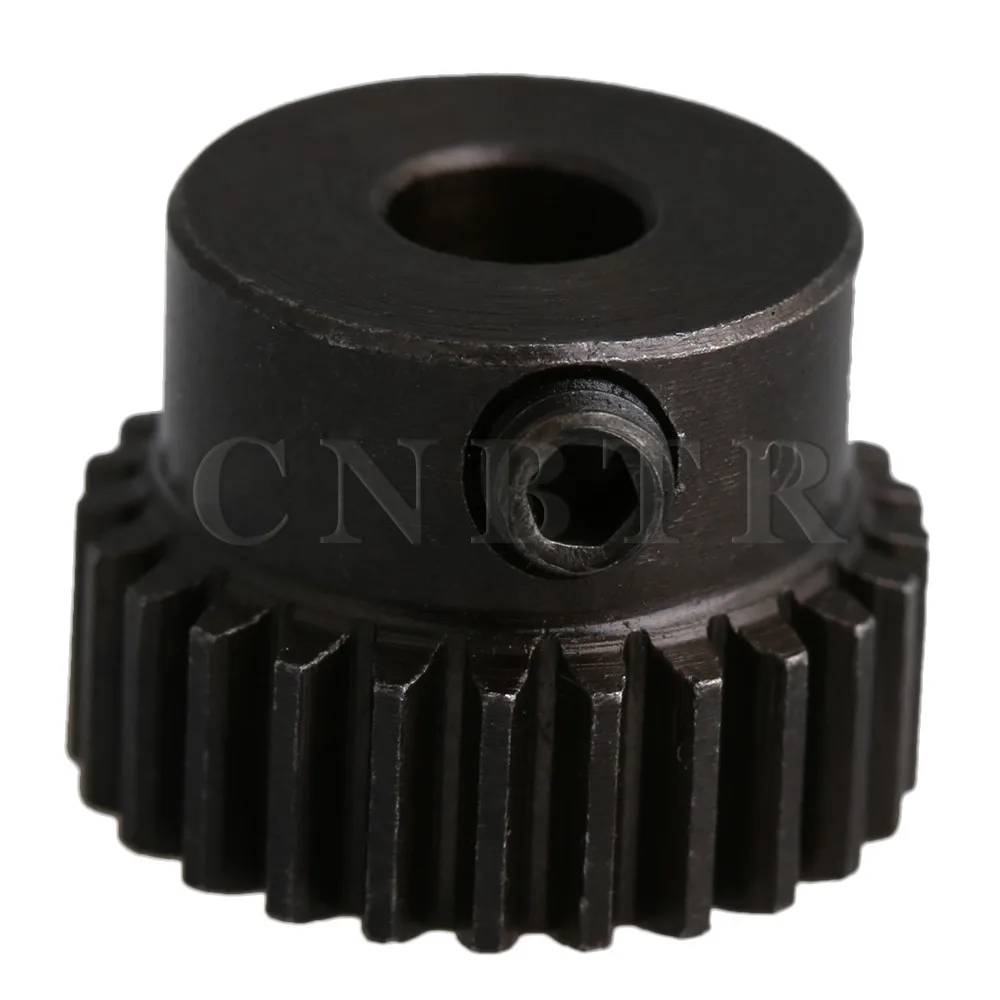 

CNBTR 13.5x10mm 45# Steel 0.5 Modulus 25 Teeth Metal Motor Pinion Gear Bore for RC Model Microgenerator Small Machinery