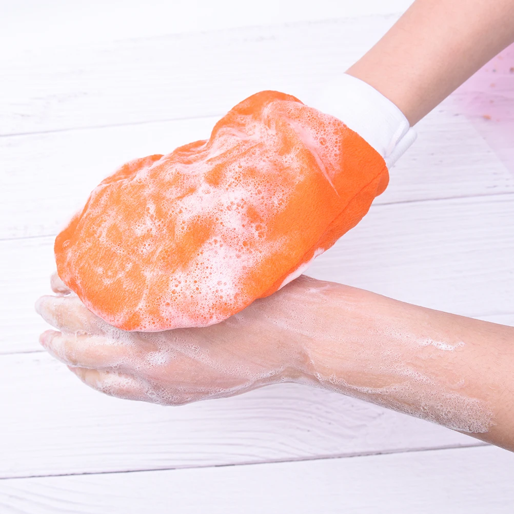 1PCS Hammam Shower Thicken Bath Magic Peeling Glove Exfoliating Tan Removal Kessa Bathing Cleaning Products Random