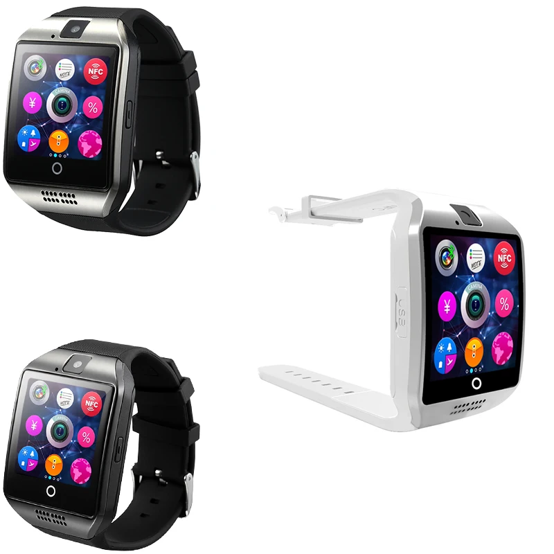 2016 новейшие умные часы с bluetooth Q18 nfc смарт камерой Поддержка Android ios|smart watch|smart watch with