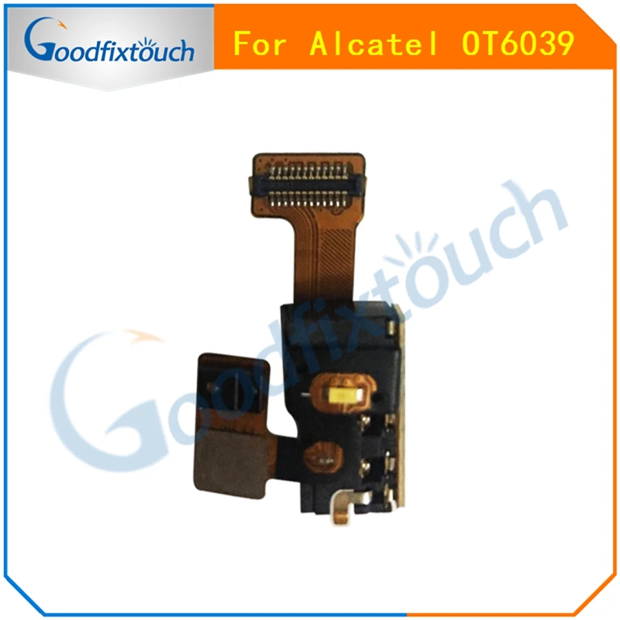 Для Alcatel One Touch Idol 3 OT6039 6039 6039A 6039K 6039Y аудиоразъем для наушников гибкий кабель