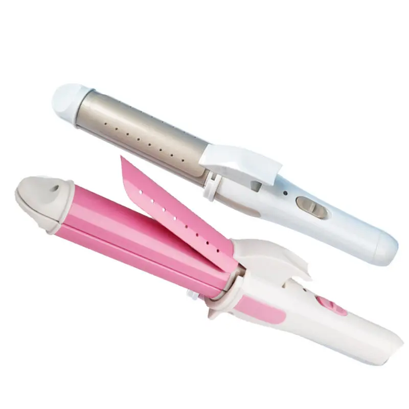 

Electric Hair Curler Styler Roller & Straightener 2 In 1 Hiar Styling Tools Machine Wand Curly Hair Irons Ceramic Hair Curling