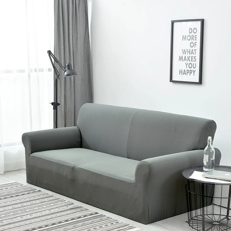Чистый цвет водонепроницаемый и не царапающийся чехол для дивана не выцветает не скатывается хорошая воздухопроницаемость и хорошая эластичность - Цвет: DM-hui
