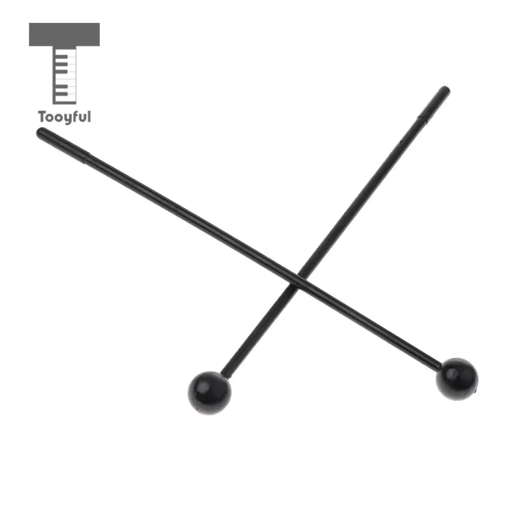 Tooyful 1 Pair Plastic Bell Mallets Glockenspiel Sticks Musical Percussion Mallet stick Musical i Instrument Parts 