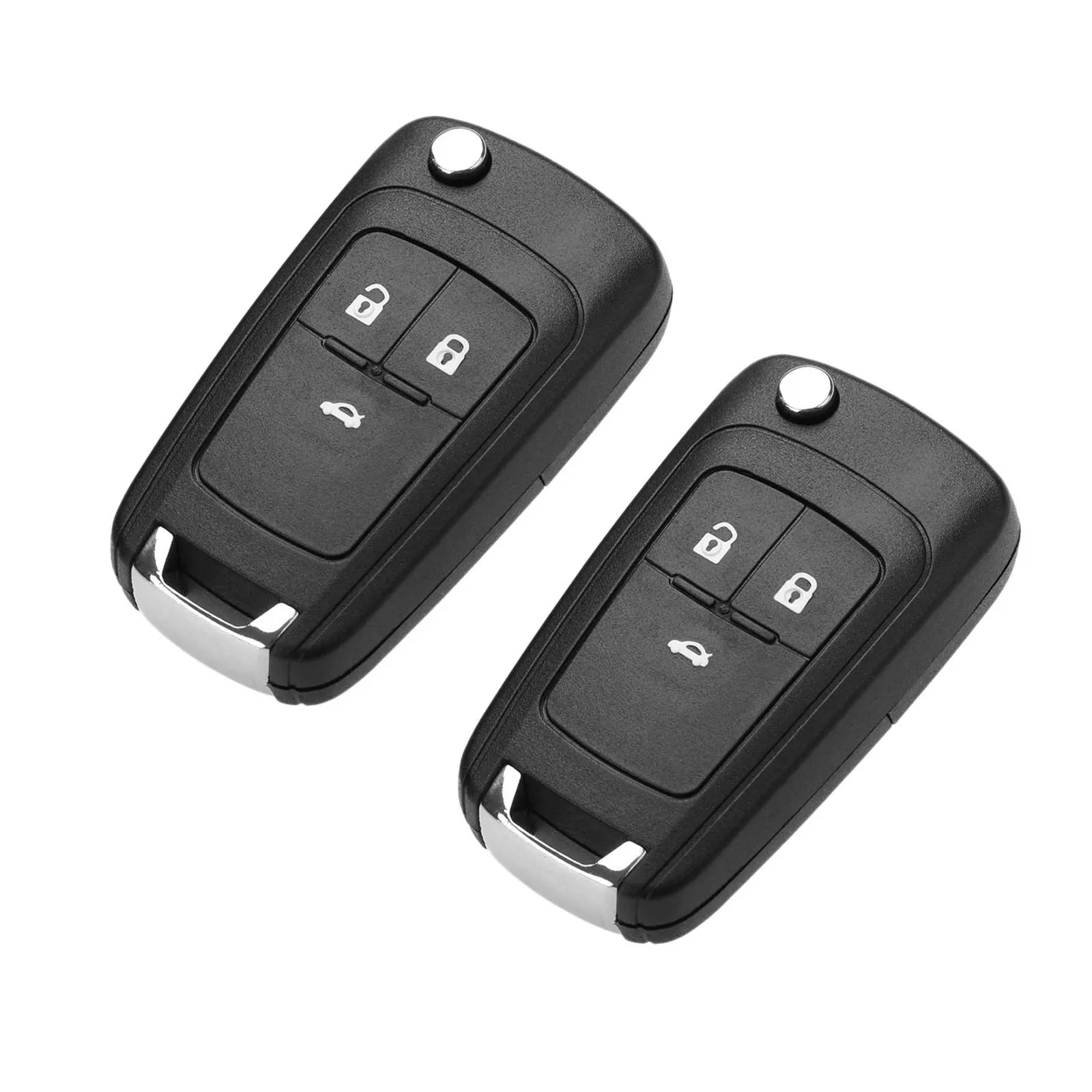 Yetaha 2 шт. Автозапуск Car ключ ID46 чип для Chevrolet Aveo Cruze Орландо 3 кнопки 433 мГц