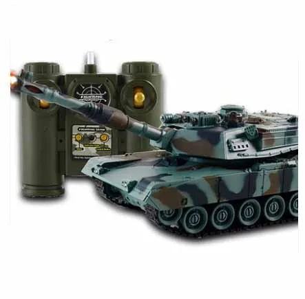 Радиоуправляемый боевой танк веселый пульт дистанционного управления стрельба Танк большой масштаб радиоуправления армейская Боевая модель Millitary RC игрушечные танки - Цвет: 5