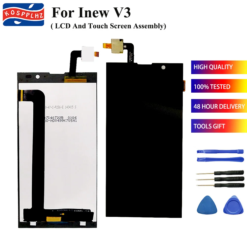 

5.0 inch For inew v3 LCD Display+Touch Screen Digitizer Assembly Replacement WithV 3+tools
