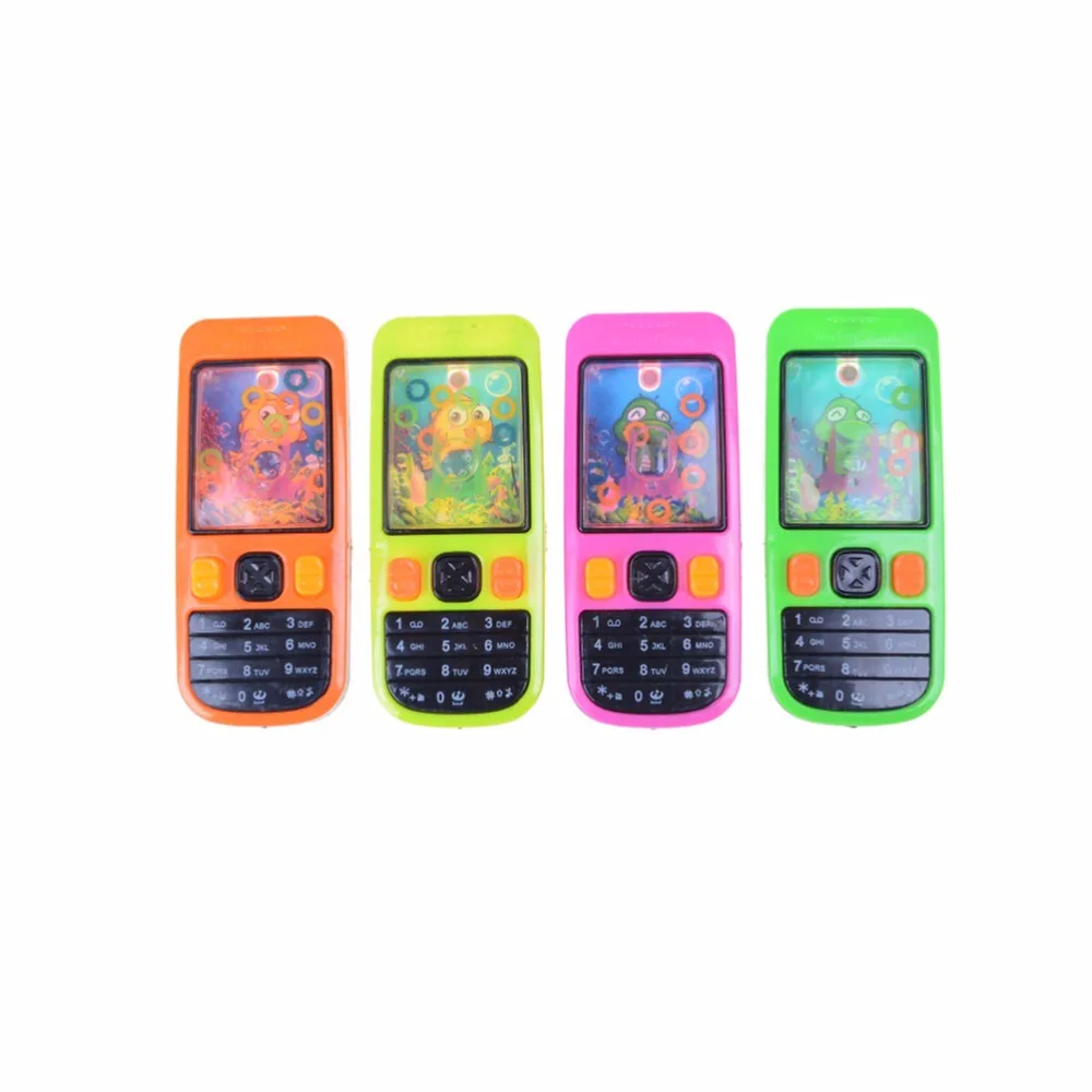 

1Pcs 10.7 cm Mobile Phone Shape Classical Water Lasso Ferrule Toy Intellectual Game Ring Kids Children Funny Toys Gift