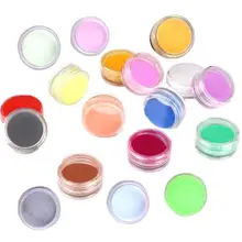 Pretty Girl 18 Colors Acrylic Carving Powder Dust UV Gel Design 3D Tips Decoration Manicure Nail Art Sep 12
