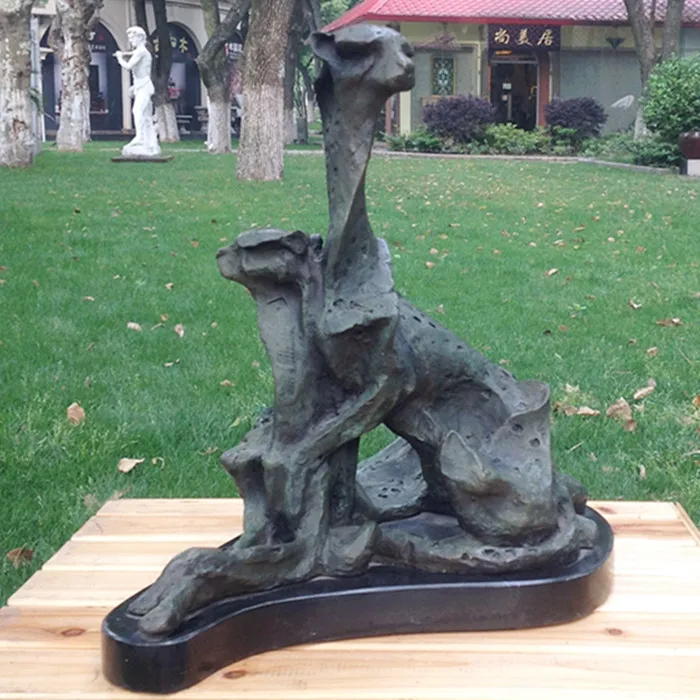 

The bronze statue of animal ornaments crafts jewelry Hotel leopard shuangqian soft decoration housewarming opening gifts