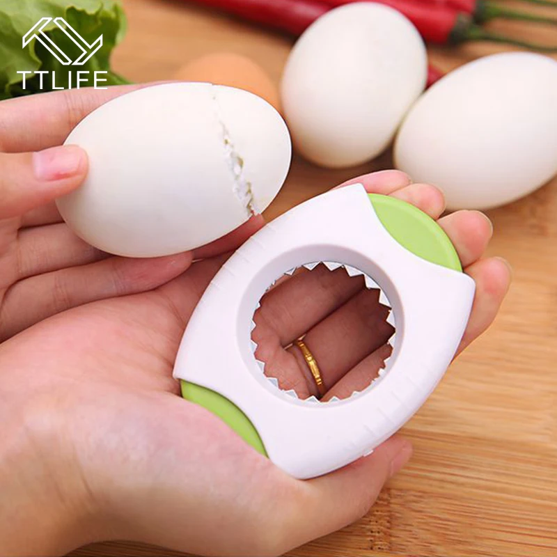 

TTLIFE New Brand Eggshell Opener ABS Stainless Steel Eggshell Cutter Egg Opening Device Conveniente Kichen Small Tools