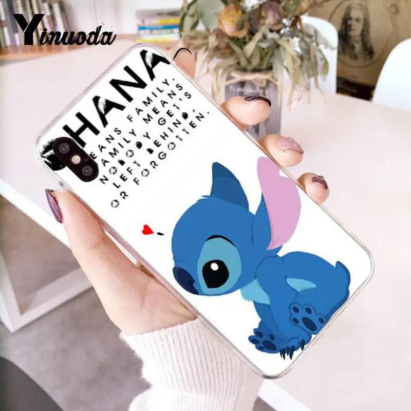 Yinuoda для iPhone 7 6 X Чехол Lilo Stitch Coque чехол для телефона для iPhone 8 7 6 6S Plus X 5 5S SE XR XS XSMAX - Цвет: 6