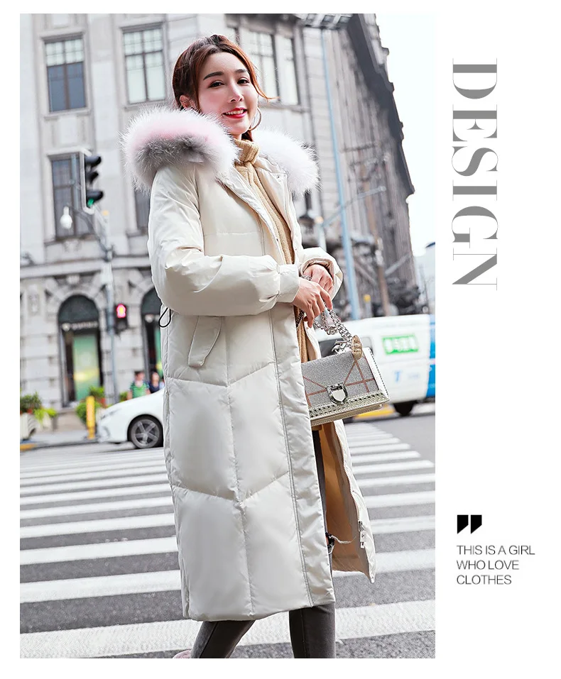 2018 Women Winter Parkas Long Jackets And Coats Adjustable Waist Female Thick Warm Coats Overknee Padded Outwear Jacket AS040 (21)